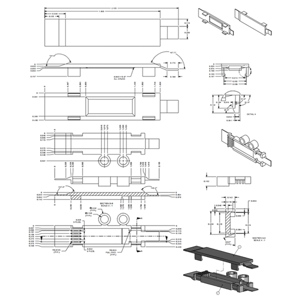 Gigabit Single-Mode Single-Fiber Transceiver A B Terminals 